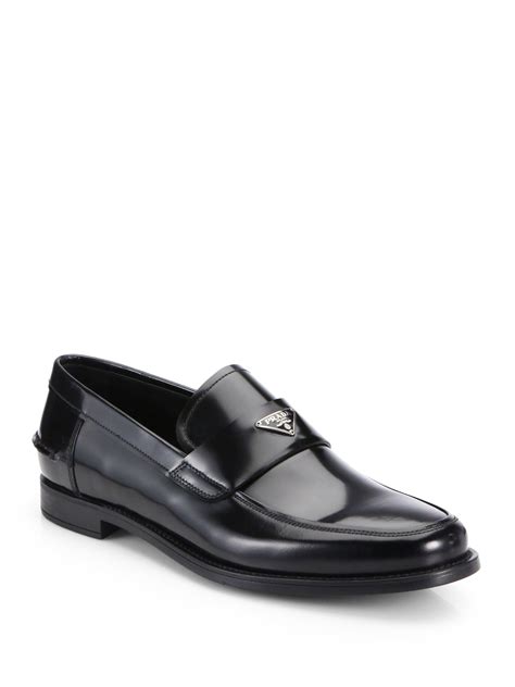 mens prada velcro black loafers|prada shoes for men.